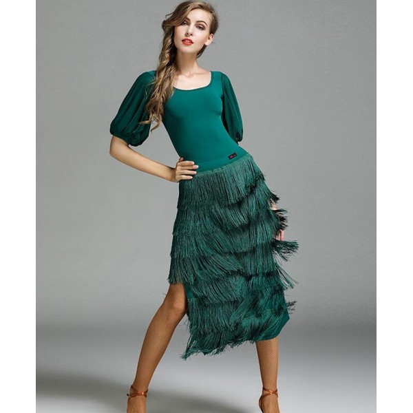 x revolve samba gown in dark green